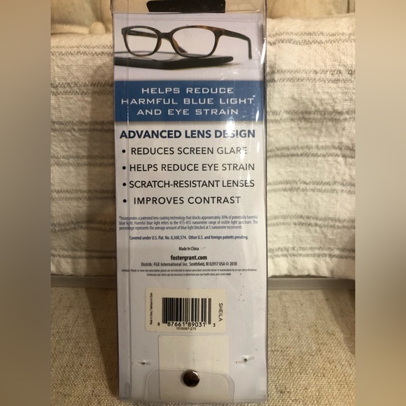 Foster Grant Blue Light e-Readers (+2.75) Reading Glasses - Picture 3 of 7